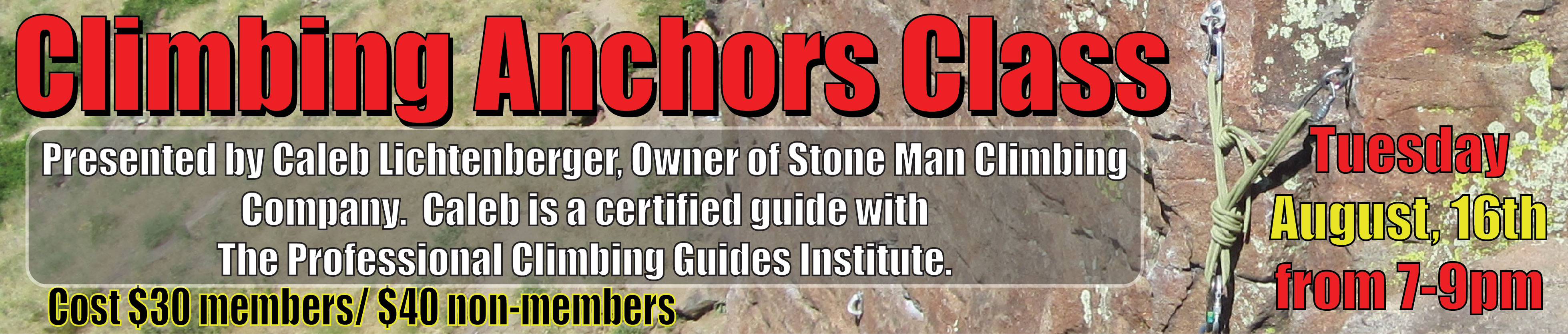 Anchor Class Focus Climbing Center Mesa, AZ