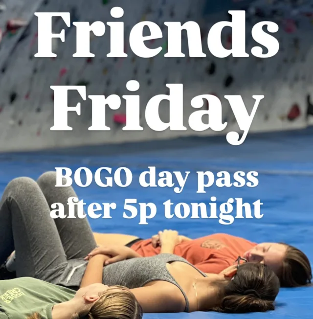 BOGO day pass after 5p.
Fresh climbing
Community
Coldest AC in PHX
.
.
#findyourfocus
#climbhigher
#corenotcorporate 
.
.
#climbing #bouldering #climbingismypassion 
 #cityofmesa #cityoftempe #gymsends #boulderinggym #indoorclimbing #mesabouldering #mesaclimbing #phoenixclimbing #tempeclimbing #tempebouldering #community #climbingcommunity #climbingfamily
#qualitycontrol #corporategymssuck #corporategymsruinclimbing
#abpfsa #bpfsa #supportlocal #supportlocalgyms #friendsfriday